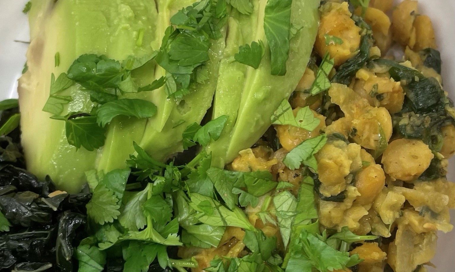 Scrambled Chickpea Bowl